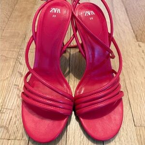 Zara strappy heels